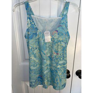 Unbranded Women’s SZ L Colorful  NWT Lightweight Tank Top Beachwear